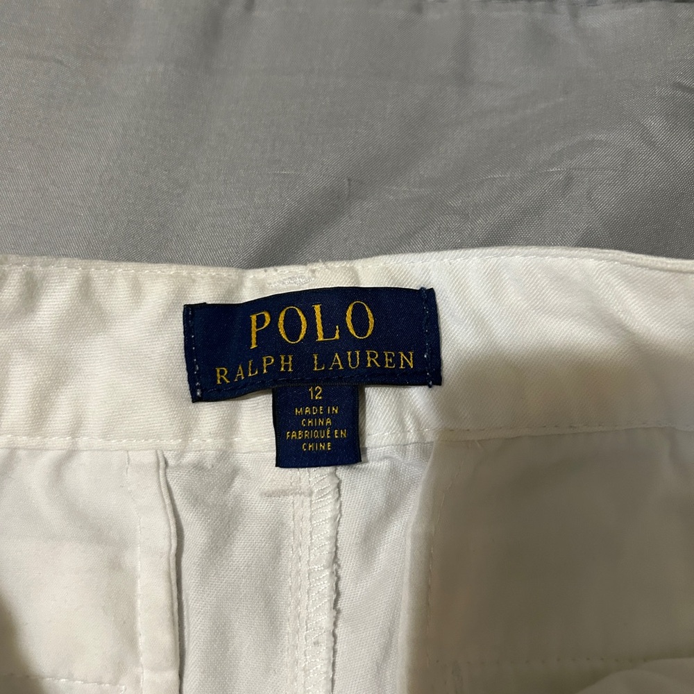 White polo Ralph Lauren jeans